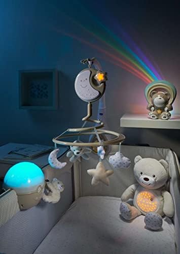 מקרן דובי קשת של צ'יקו לפני השינה | אורות ומוזיקה מרגיעה לתינוק